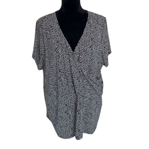 Karl lagerfeld black and white top - Picture 1 of 8
